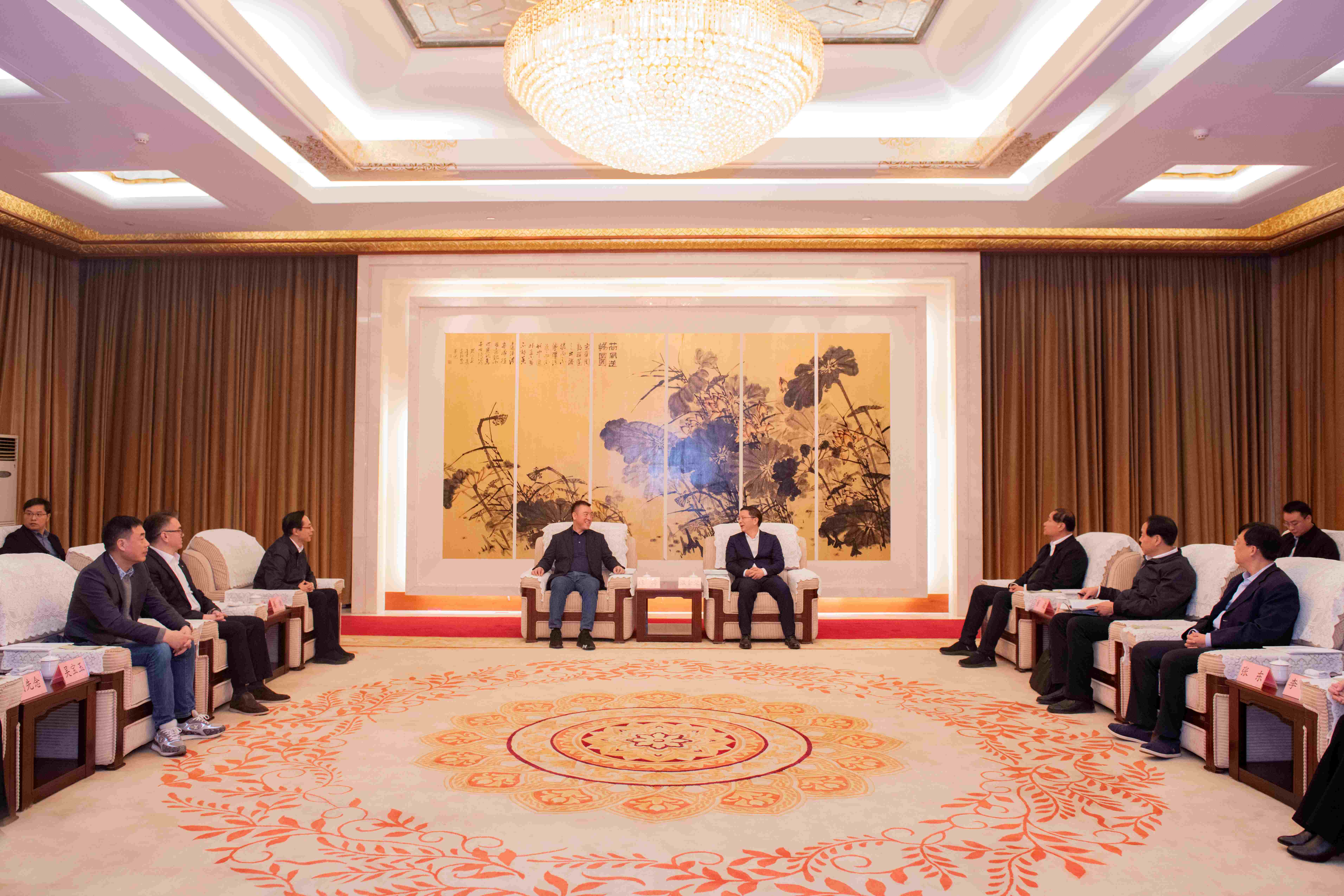 金年会科技董事长陈涛带领深圳市和惠州市企业家前往济宁市考察交流 